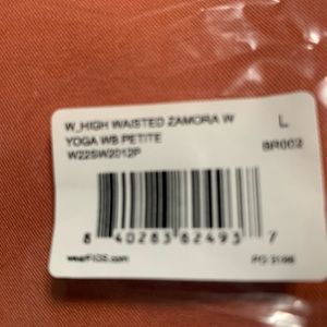 Large high wasted Zamora joggers terracotta no top